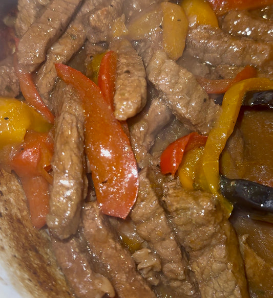 Crockpot Pepper Steak
